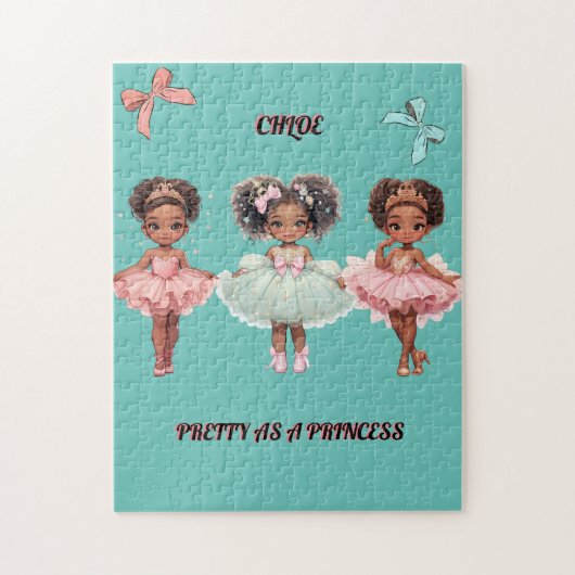 " ALS EEN PRINSES" GEPERSONALISEERD LEGPUZZEL (Verticaal)