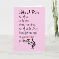 Als een Roos, grappig Happy Wedding Jubileum
