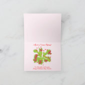 Als een Vlieg aan Flytrap van het Venus Feestdagen Kaart (Binnen)