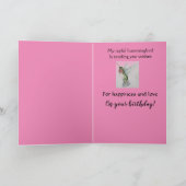 Als een zus verjaardag HummingBird Wenskaart Kaart (Binnen)