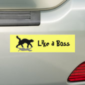 als een zwarte kat vol 11 bumpersticker (Op auto)