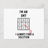 Als Emt Vind Ik Altijd Een Oplossing Ansichtkaart Briefkaart (Voorkant)