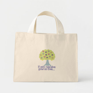 Als er alleen maar koekjes op bomen zitten mini tote bag