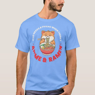 Als er Anime en Ramen Anime 3004 zijn T-shirt
