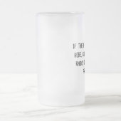 Als er een geest in zit. . . matglas bierpul (Center)