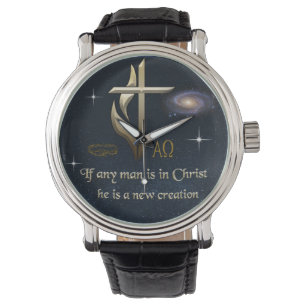 Als er een man in Christus is, is hij een nieuwe c Horloge