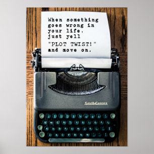 Als er iets verkeerd gaat, roep dan maar "TWIST PL Poster