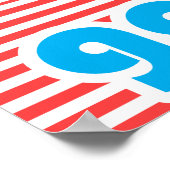 Als er niets naar links gaat, typografie poster (Hoek)