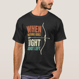 Als er niets op de juiste plaats is, de linkeraart t-shirt