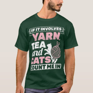 Als er Yarn Tea katten bij betrokken zijn, breekt T-shirt