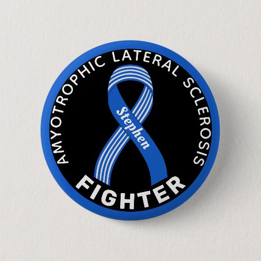 ALS Fighter Ribbon Black Button (Voorkant)