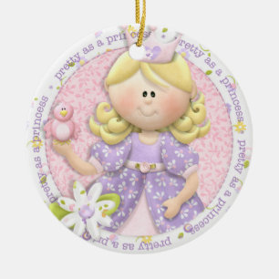als fotoversiering van prinses keramisch ornament