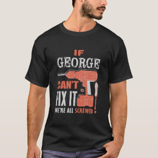 Als George het niet kan oplossen, zijn we allemaal T-shirt