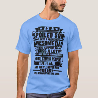 ALS GESPOILD HEB IK EEN VRIJ GEWELDIGE DAG T-SHIRT