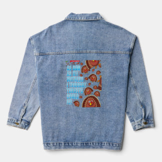 Als God als mijn getuige dacht ik dat kalkoenen ko Denim Jacket