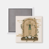 Als God een deur sluit, opent hij een raam Magneet (Voorkant / Achterkant)