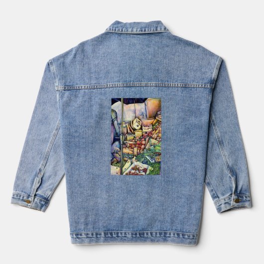 Als God het beter had gemaakt, had ze het bewaard Denim Jacket (Achterkant)