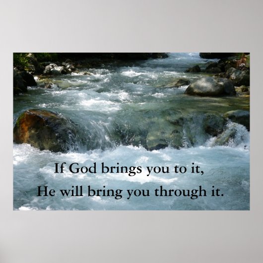 Als God je er aan onderwerpt Citote met River Poster (Voorkant)