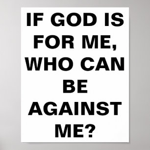 Als God voor mij is... Poster