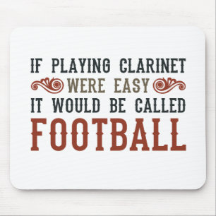 Als het afspelen van Clarinet eenvoudig was Muismat