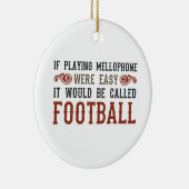 Als het afspelen van Mellophone gemakkelijk was Keramisch Ornament (Rechts)