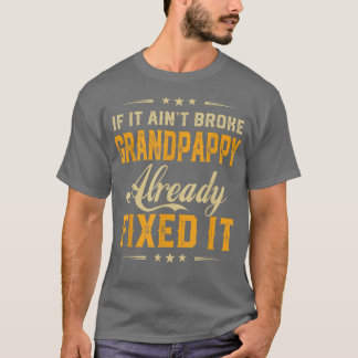 Als het al een gebroken grootpappie is als het gra t-shirt