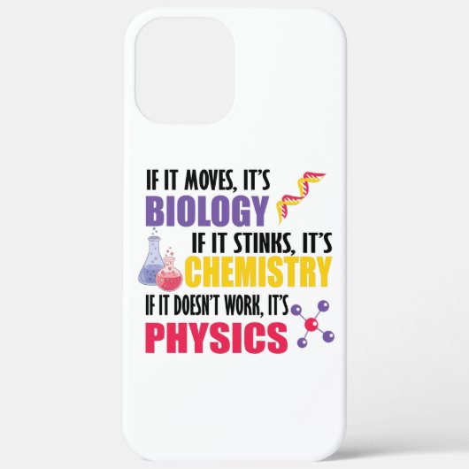 Als het beweegt is het biologie Case-Mate iPhone case (Achterkant)