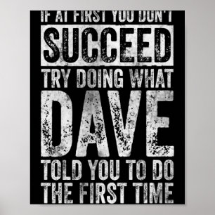 Als het bij de eerste keer niet lukt, probeer dan poster