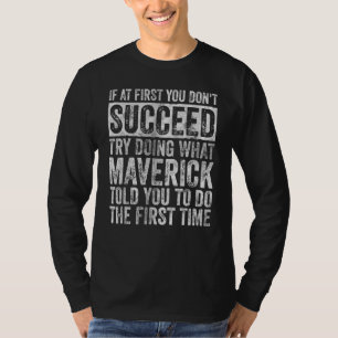 Als het bij de eerste keer niet lukt, probeer dan t-shirt