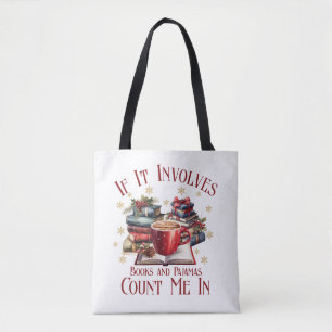 Als het boeken en pyjama's betreft, reken dan op m draagtas