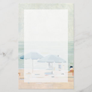 Als het de stranden is briefpapier