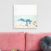 Als het de stranden is canvas afdruk (Insitu (Woonkamer))