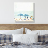 Als het de stranden is canvas afdruk (Insitu (Slaapkamer))