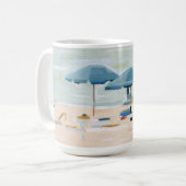 Als het de stranden is koffiemok (Voorkant links)