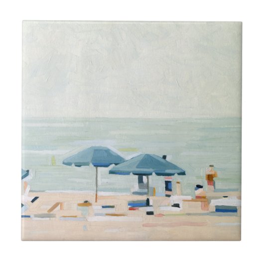 Als het de stranden is tegeltje (Voorkant)