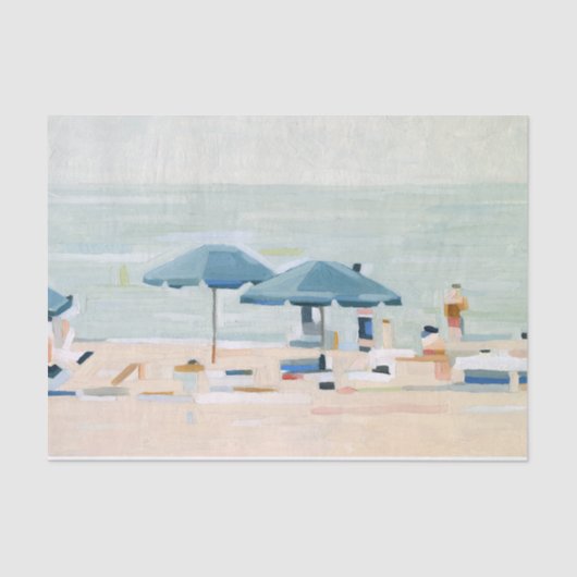 Als het de stranden is tissuepapier (Voorkant)