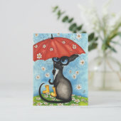 Als het elke keer regende als ik aan je dacht door briefkaart (Staand voorkant)