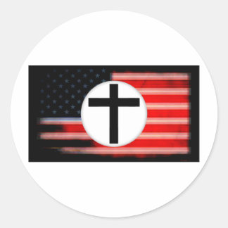 als het fascisme naar Amerika komt Ronde Sticker