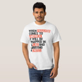 ALS HET FASCISME NAAR AMERIKA KOMT T-SHIRT (Voorkant volledig)