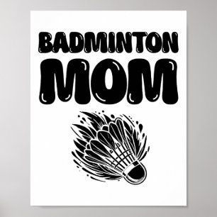 Als het gaat om badminton, tel me dan in de shuttl poster