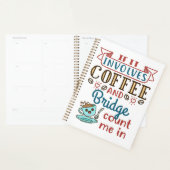 Als het gaat om Coffee and Bridge Schattigee Kaart Planner (Display)