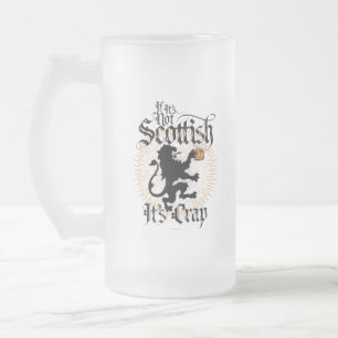 Als het geen Schotse Mok van gekookte glazen bier 