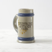 Als het gemakkelijk wordt genomen, was het nooit v bierpul (Voorkant links)