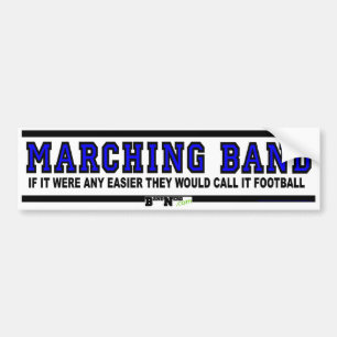 Als het gemakkelijker was, zouden ze het Football Bumpersticker