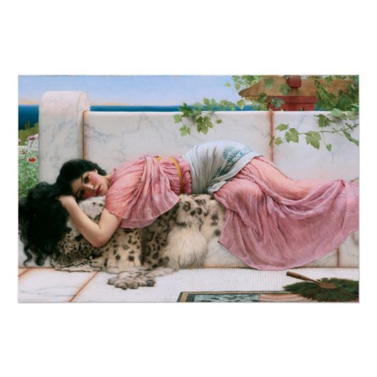 Als het hart jong is door John William Godward Perfect Poster (Voorkant)