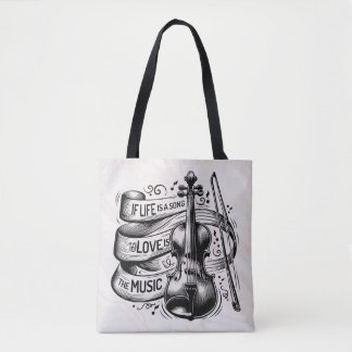 Als het leven een lied is, is liefde de muziek tot draagtas