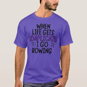 Als het leven gecompliceerd wordt, ga ik roken t-shirt