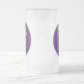 Als het leven je apen Paarse BG geeft Matglas Bierpul (Center)