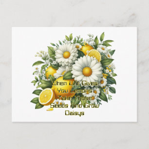Als het leven je citroenen geeft  briefkaart