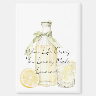 Als het leven je citroenen geeft, maak dan limonad magneet